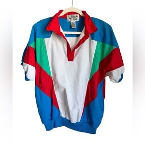 Vintage Casual Isle Colorblock Pullover Top